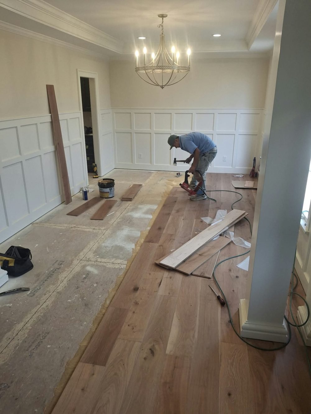Hardwood installation
