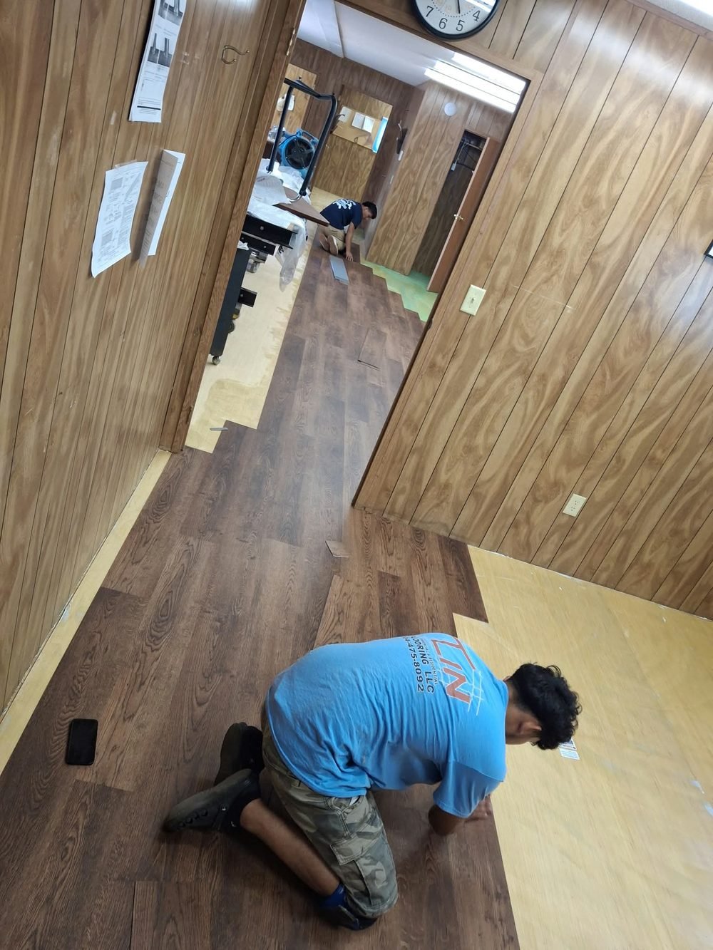Luxury vinyl plank